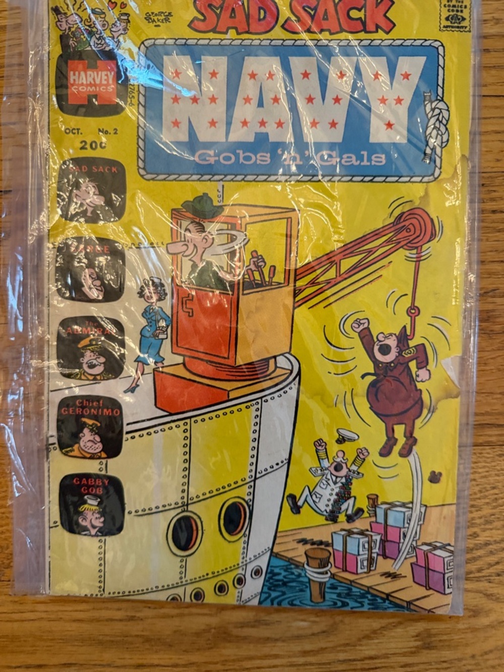 Navy Gobs 'n' Gals Comic - Yellow Cover